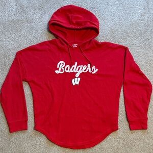 Captivating Wisconsin Badgers lightweight Hoodie